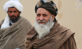 Haji Zaman Shah, the farmer who donated land for the birthing facility