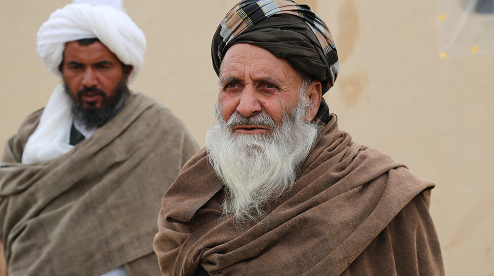 Haji Zaman Shah, the farmer who donated land for the birthing facility