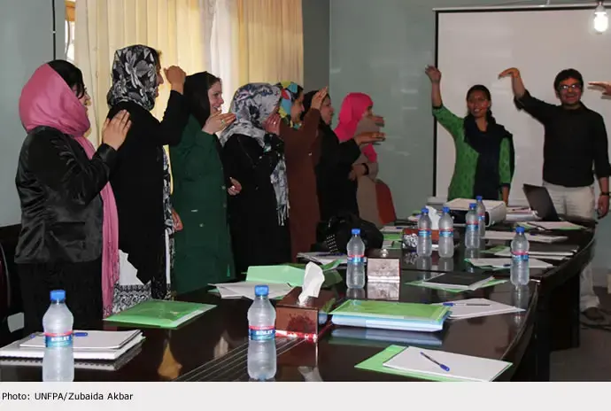 The Y-Peer volunteer global network reaches Kabul thanks to UNFPA Afghanistan