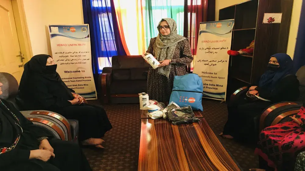 Youth educators promote menstrual hygiene among Afghan girls