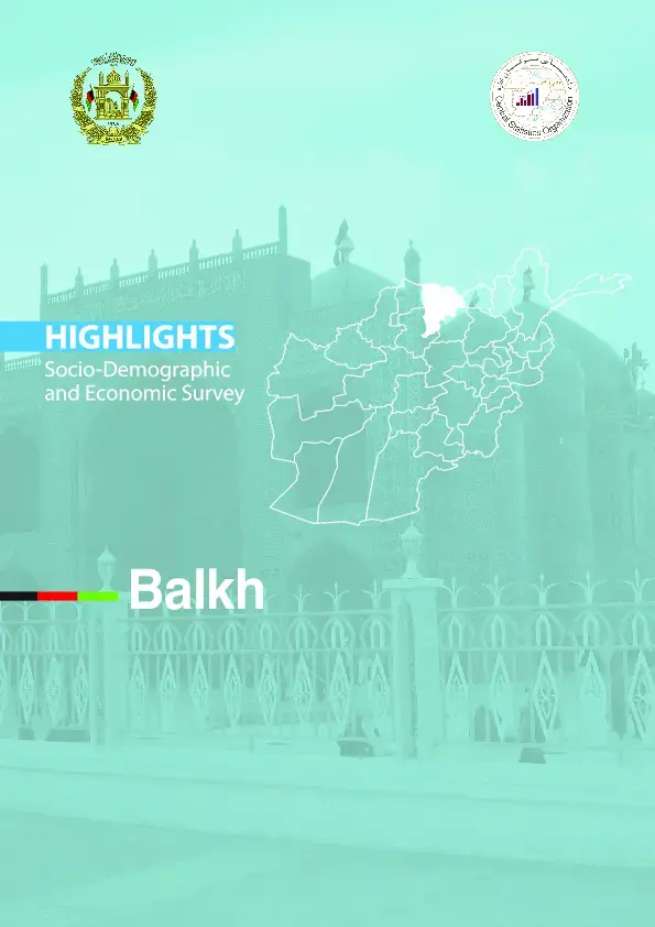 Socio Demographic and Economic Survey (SDES) - Balkh Highlights