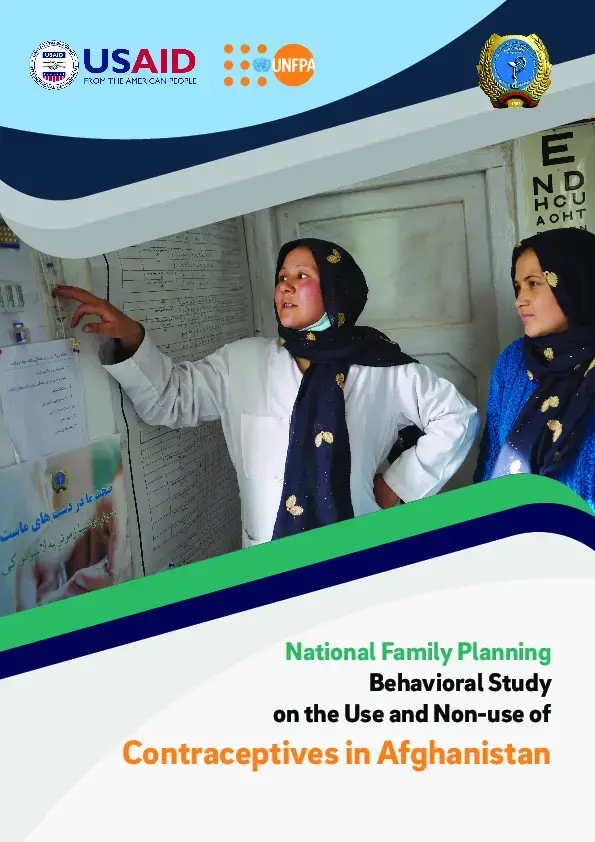 Behavior Study on use or none use of contraceptives in Afghanistan final report