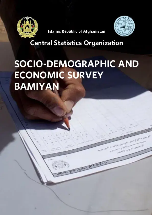 Socio-demographic and Economic Survey Bamiyan 2013